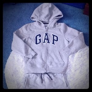 Gap kids hoodie and matching sweat pants size 6/7